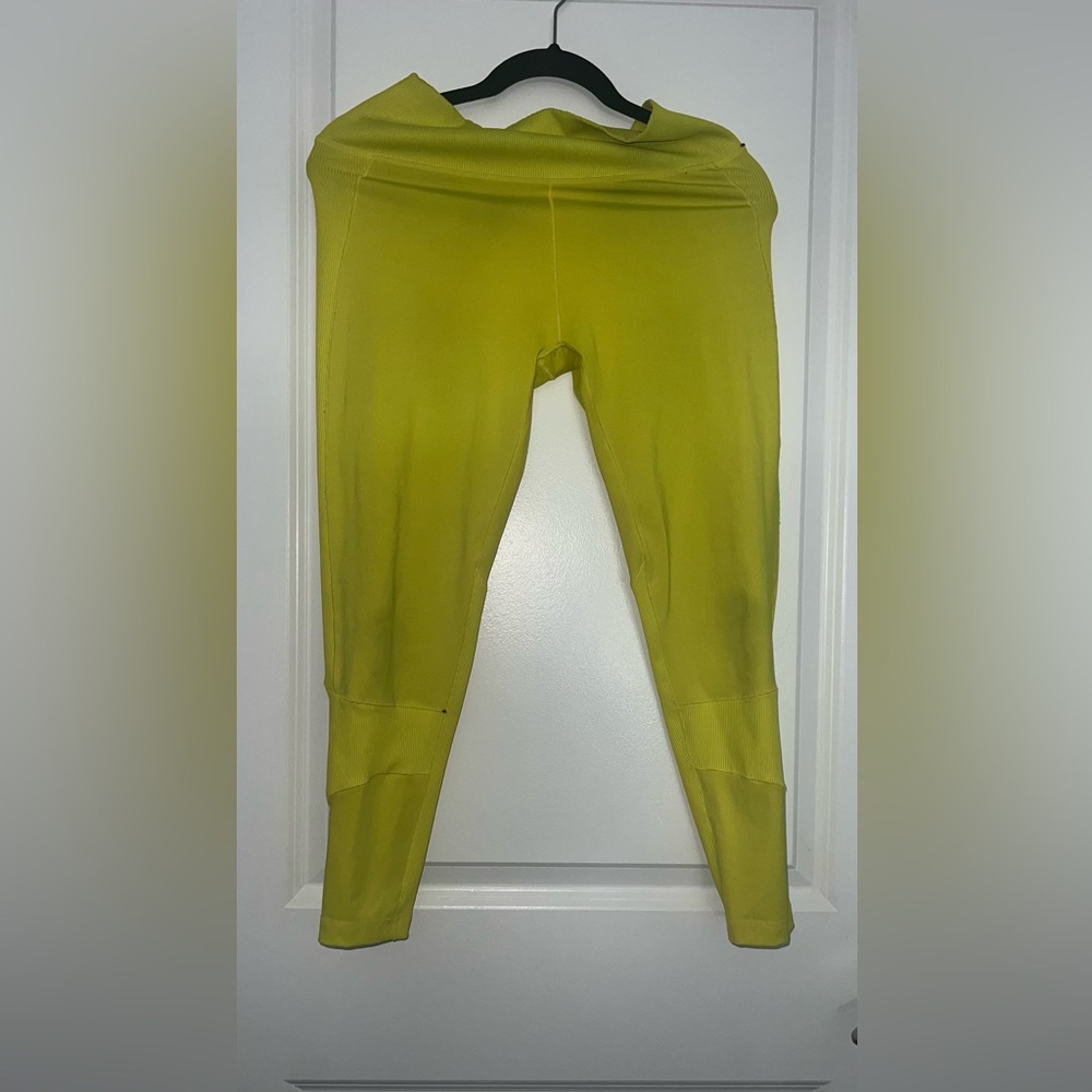 Adidas Yellow Leggings Vibrant Athletic Wear
